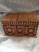 Vintage Marked Made In Ussr Wood Carved Detailed Trinket Box Boxes photo 3