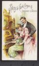 Story & Clark Organ Co Chicago Victorian Advertising Trade Card The First Lesson Keyboard photo 1