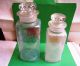 2 Antique Apothecary Bottles Label Under Glass Pot.  Iodid & P.  Sod.  Bo Bottles & Jars photo 1