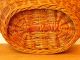 Antique Pa 19th C Darning Sewing Basket Natural Dye Accents - Darner & Beeswax Primitives photo 8