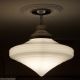 Bright30 ' S Art Deco Glass Ceiling Lamp Light Shade Fixture Hall Entry Kitchen Chandeliers, Fixtures, Sconces photo 1