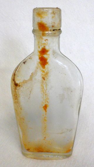 Antique/vintage Glass Flask/medicine Bottle/glass Bottles/vintage Glass Bottles photo
