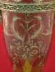 Porcelain Urn Chinese Vase Handmade Bronze Crackle Hand Painted & Gold Trim Vases photo 3