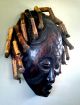 Tshokwe Chokwe Wooden African Tribal Mask Congo Zaire Masks photo 2