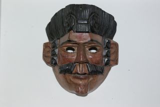 Conquistador Guatemalan Antigua Mask Ceremonial photo