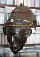 Lwena Pwo Face Mask W/beaded Leather Helmet / Headdress African Art (dr Congo) Masks photo 2