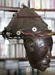Lwena Pwo Face Mask W/beaded Leather Helmet / Headdress African Art (dr Congo) Masks photo 3
