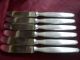 Industria Argentina Set Of 6 Stainless Knives,  Acero Inoxidable,  Dilhon Arts & Crafts Movement photo 2