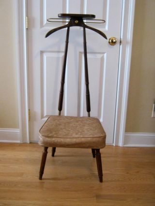 1950 ' S Gentleman ' S Valet/butler Chair,  Sharp Great Cond Estate Find photo