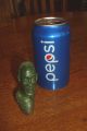 Antique African Man Bust Orig Stone Carving / Sculpture Man 3 