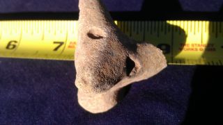 Precolumbian Sculpture 104,  Dog ' S Head,  Ancient Mexican Art,  1,  000+ Years Old photo