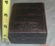 Antique Embossed Leather Box - 4 Antechambers - Angels/collectible - Brown Other photo 6