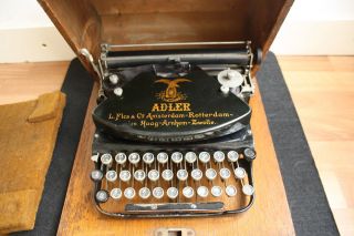 Antique Typewriter Klein Adler No.  1 Schreibmaschine  1900 ' S photo