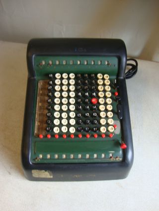 Vintage Burroughs Electric Calculator Adding Machine photo