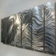 Silver Modern Metal Wall Art Abstract Home Decor - Hypnotic Sands - Jon Allen Mid-Century Modernism photo 1