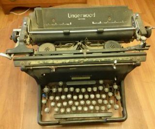 Antique Underwood Standard Typewriter photo