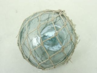 F31 Japanese Antique Glass Fishing Float Buoy Ball ø8.  5 Cm 3.  3 
