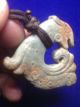 Rare Han Dynasty Jade Pheonix Pendant Necklaces & Pendants photo 7
