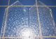 4 Vintage Clear Glass Sheets Antique Mosaic Tiles Snowflakes Pattern Textured 1900-1940 photo 4