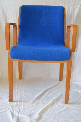 Mid Century Knoll Bentwood Arm Chair Designed By Bill Stephens - 4 Available photo