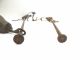 Two Antique Old Metal Cast Iron Scale Weight Balance Arms Parts Hardware Scales photo 7
