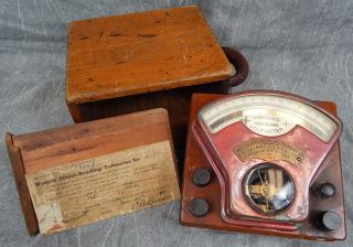 Antique Weston Direct Reading Voltmeter Rare C 1901 (pat.  1888) Sn 11932 photo