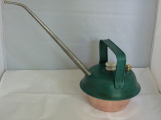 Unusual Victorian Medical Copper Brass And Tin Pressure Steamer Inhaler photo