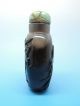 Chinese Agate Bottle “eight Horses” With Turquoise Cap. Chinese photo 5