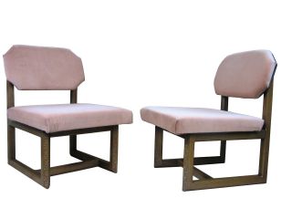 Mid Century Modern Easy Lounge Occasional Chairs By Frank Lloyd Wright Henredon photo