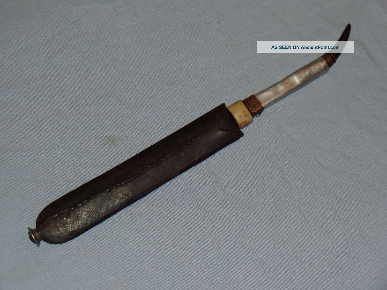 Rare Unique Black Sheath African Masai (maasai; Masaai) Knife From Kenya Africa Other photo