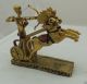 Egyptian Pharaoh Hand Made Statue Sculpture,  Ramses In A Battle,  Collectable Egyptian photo 1