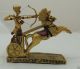Egyptian Pharaoh Hand Made Statue Sculpture,  Ramses In A Battle,  Collectable Egyptian photo 5