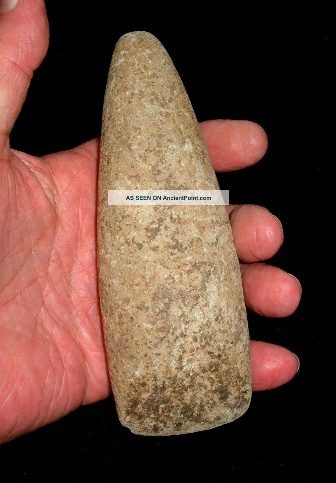 Fine Tapered Sahara Neolithic Celt Axe,  Collectible Prehistoric African Artifact Neolithic & Paleolithic photo