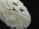 Rare Chinese Jade “two Tortoises On The River With Lotus Leaves” Ornament Chinese photo 11