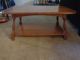 Antique Colonial Craft Solid Maple Wood Coffee Table / End Table Matching Set Post-1950 photo 6