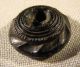 Of 6 Black Glass Thick Decorative 2 Hole Buttons Buttons photo 2