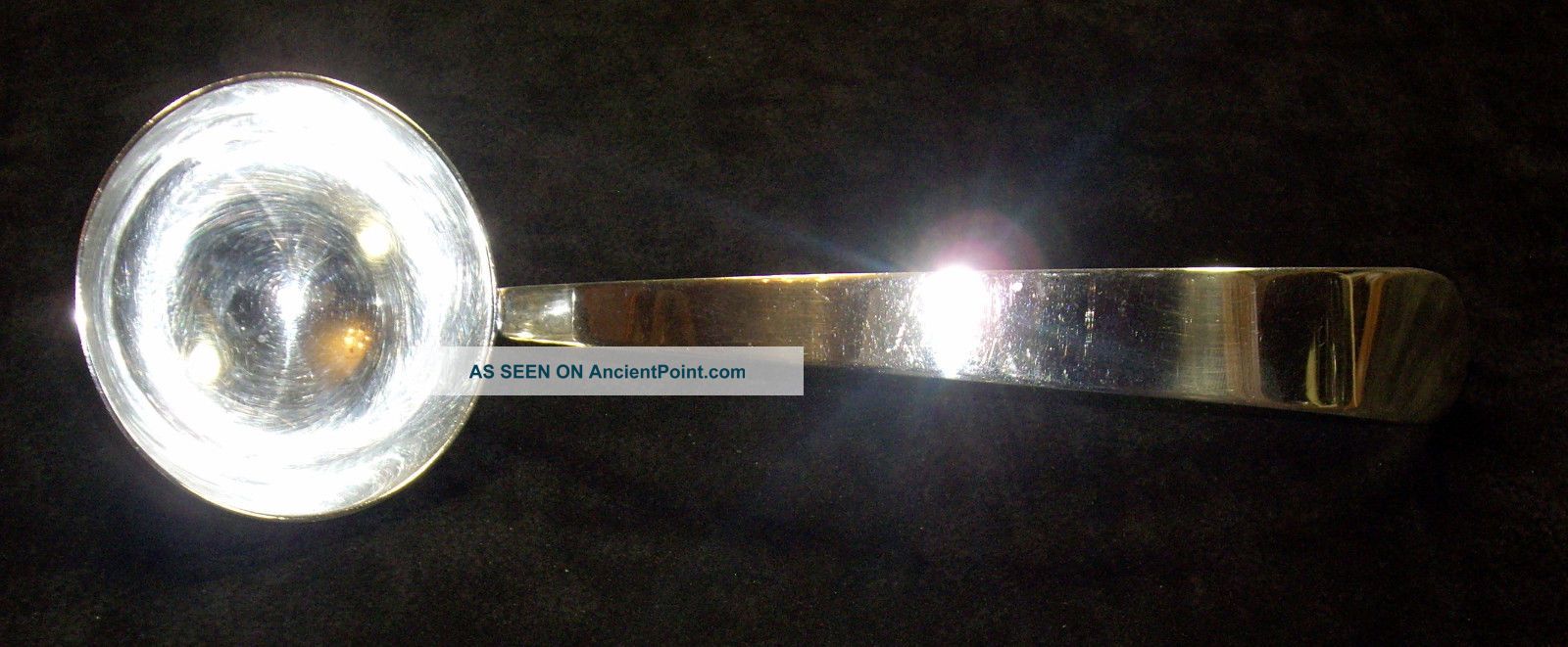 Excellent Silver Plate Soup Ladle Marked With 3 Crowns In Flatware & Silverware photo