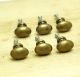 Of 6 Pcs Vintage Round Tear Drop Cabinet Solid Brass Drawer Handle Knob Pull Door Knobs & Handles photo 1