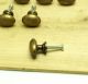 Of 6 Pcs Vintage Round Tear Drop Cabinet Solid Brass Drawer Handle Knob Pull Door Knobs & Handles photo 4