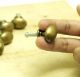 Of 6 Pcs Vintage Round Tear Drop Cabinet Solid Brass Drawer Handle Knob Pull Door Knobs & Handles photo 6