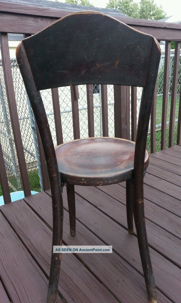 Antique Steam Bentwood Mazowia Chair Made In Poland Central New Jersey Pick Up 1900-1950 photo