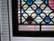 C.  1900 Antique Victorian Stained Glass Window,  23 Roundels,  Walnut Frame 1900-1940 photo 2