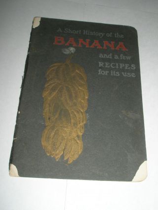 Vintage Ad Cookbook History Banana Mckenzie Hill Boston Cooking School Ma photo
