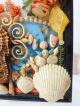 Seahorse & Seashells Sailor’s Valentine Early Handcrafted Nautical Memory Art Folk Art photo 11