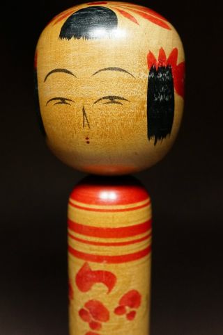 Kissako 1620 Japanese Antique Wooden Doll Yamagata Sakunami Kokeshi Vintage Sign photo