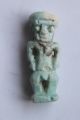 Ancient Egyptian Faience Amulet Double Ptah 30th Dyn 380 Bc Egyptian photo 1