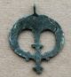 Viking Period Bronze Lunar Pendant Scandinavian Norse Amulet 900 Ad Vf+++ Scandinavian photo 3