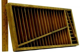 Vintage Hamilton Typeset Tray Printer ' S Drawer 