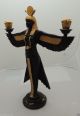 Egyptian Pharaoh Hand Made Candle Holder Statue Figurine,  The Winged Isis Egyptian photo 5