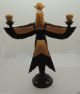 Egyptian Pharaoh Hand Made Candle Holder Statue Figurine,  The Winged Isis Egyptian photo 6